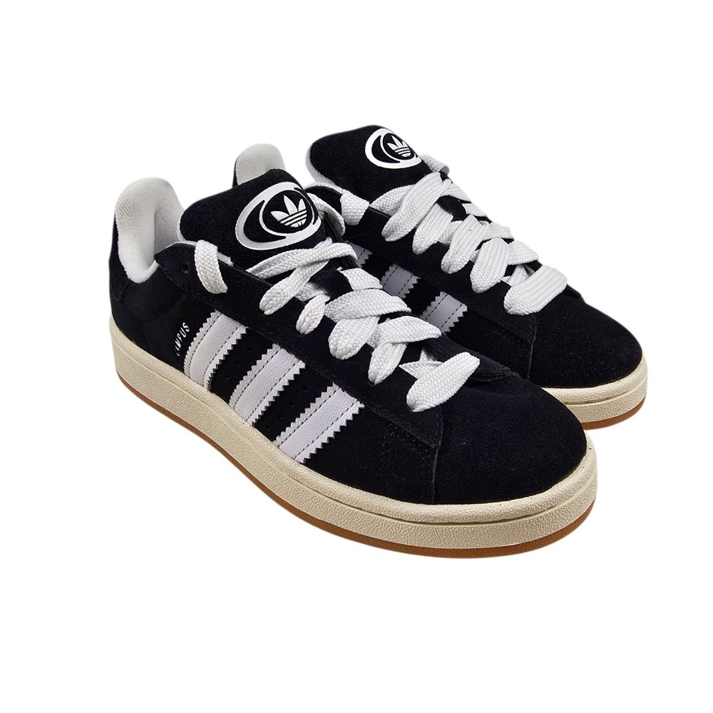 Adidas Campus 00S Black Ivory Gum Casual Suede Sneakers Shoes Women's 7, Men's 6